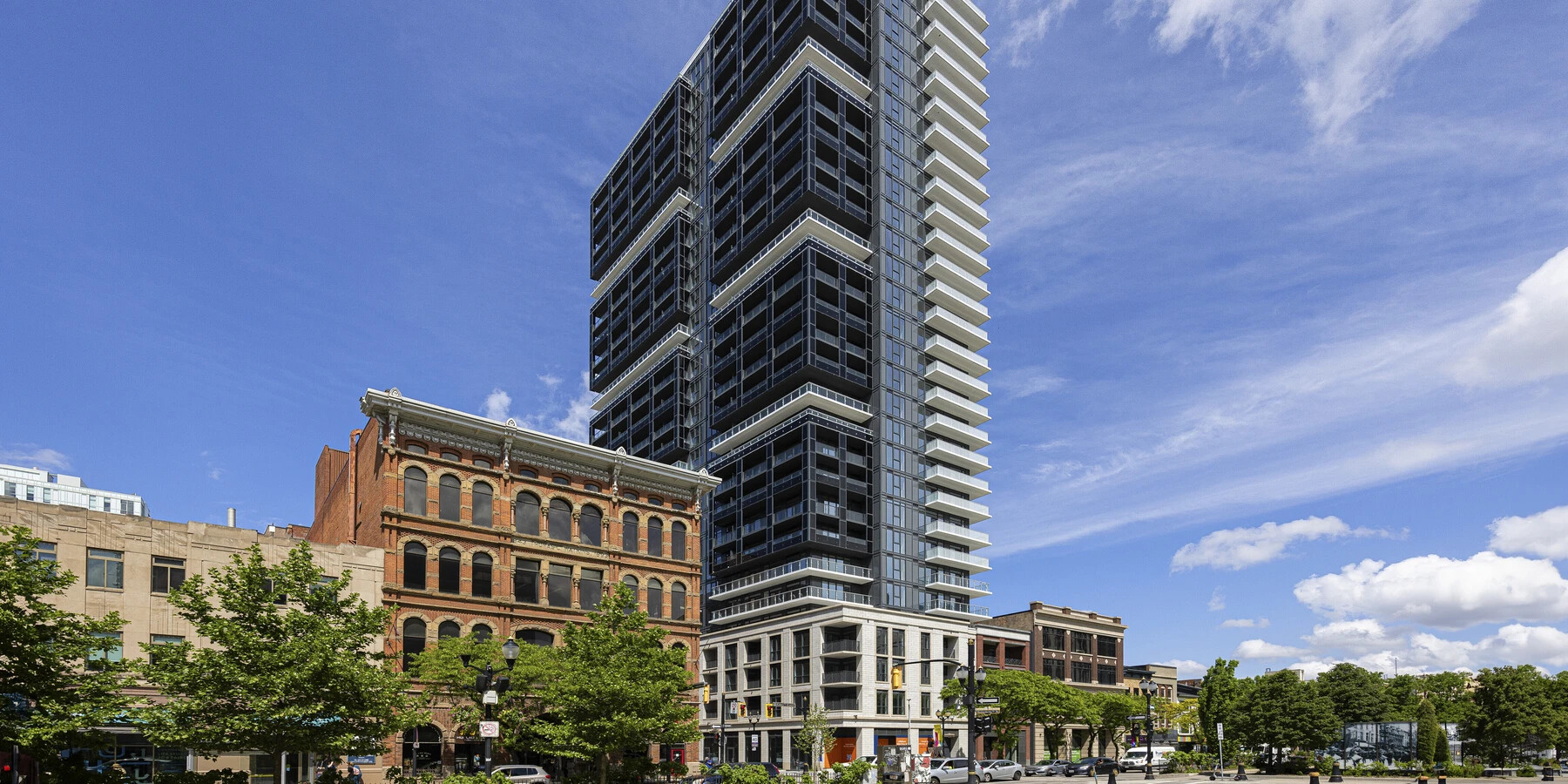 The King William exterior with surrounding neighbourhood