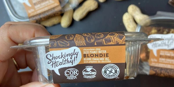 Package of Salted Peanut Butter Blondies 