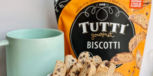 Photo of Tutti Orange Chocolate Biscotti pouch bowl
