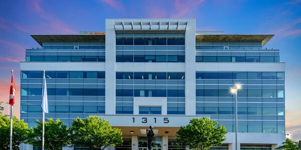 Exterior view of 1315 North Service Road office property