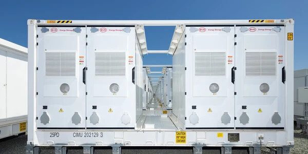 up close shot battery storage