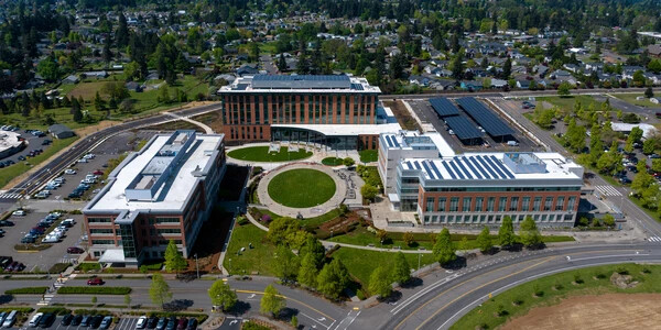 Clackamas Courthouse aerial view