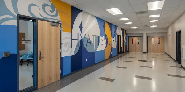 School hallway