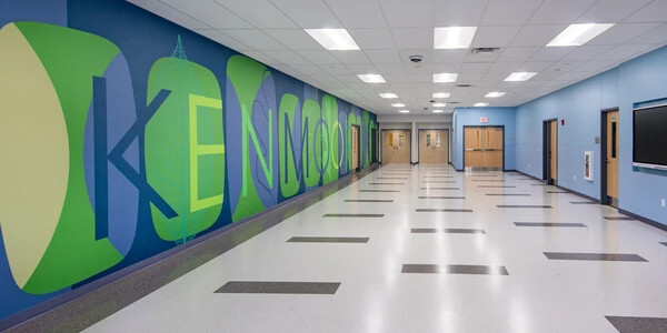 Kenmoor Middle School hallway