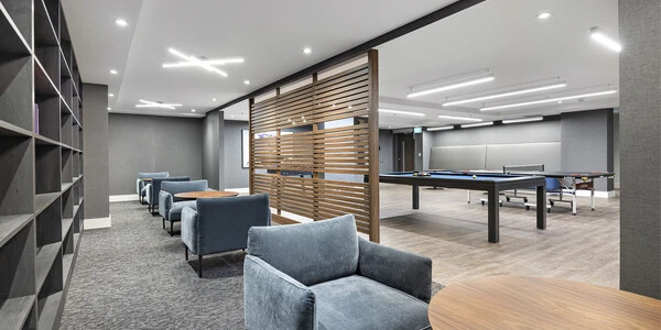 Games room and library amenity at The King William