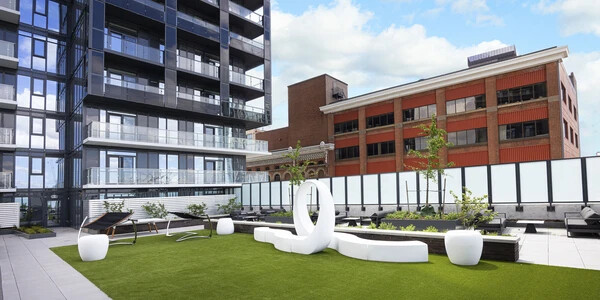 Rooftop amenity at The King William