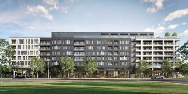 Exterior rendering of 500 Upper Wellington