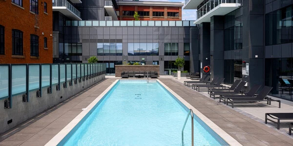Rooftop pool at The King William