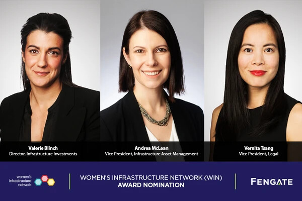 Valerie Blinch, Andrea McLean and Vernita Tsang nominated for the 2021 Women in Infrastructure Awards