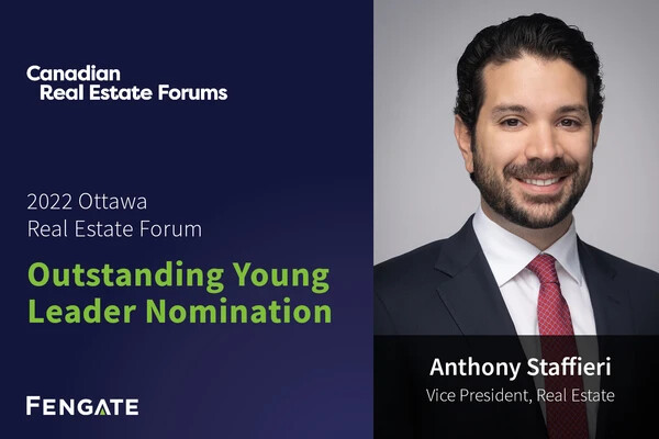 Anthony Staffieri nominated for Outstanding Young Leader Award