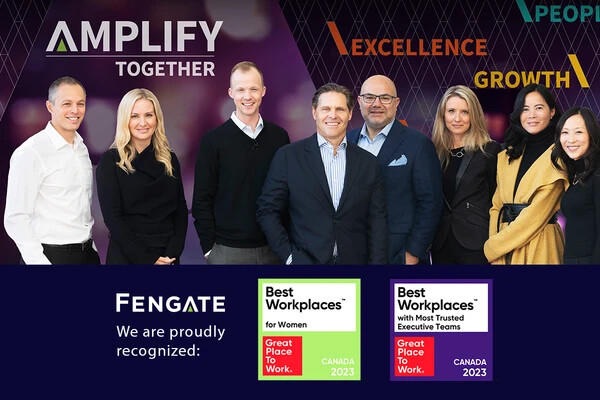 Fengate named on the 2023 Best Workplaces for Women and Best Workplaces with Most Trusted Executive Teams lists