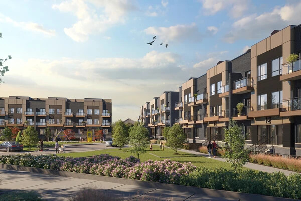 Brand new rentals at The Towns of Danforth welcome its first residents