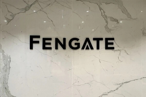 Fengate logo on wall