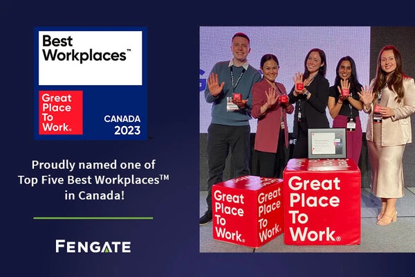 Fengate named one of the top five Best Workplaces in Canada