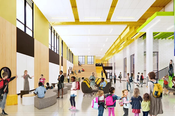 Top industry leaders break ground on six new schools as part of innovative alternative construction financing project