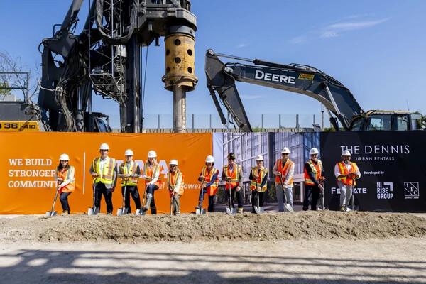 Fengate breaks ground on new rental tower in Mount Dennis Neighbourhood