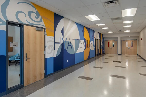 School hallway