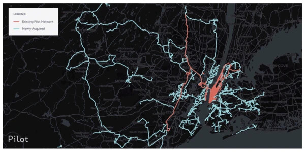 Pilot new network map