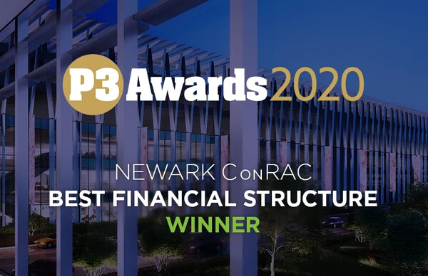 EWR ConRAC awarded P3 Awards 2020 for Best Financial Structure
