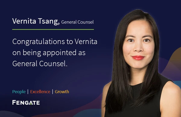 Fengate appoints Vernita Tsang as General Counsel