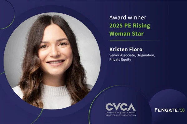 Fengate Asset Management’s Kristen Floro wins 2025 PE Rising Woman Star ...