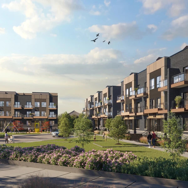 Buildings with greenary