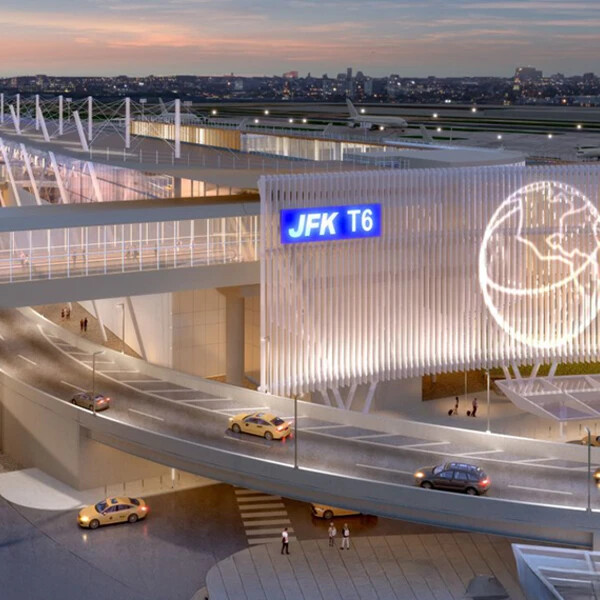 Rendering of JFK terminal parking ram