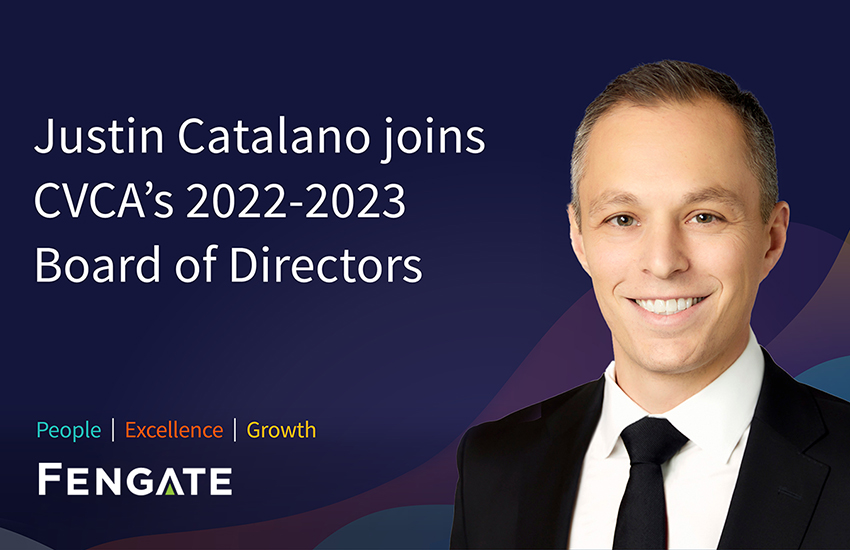 Justin Catalano joins CVCA's Board of Directors