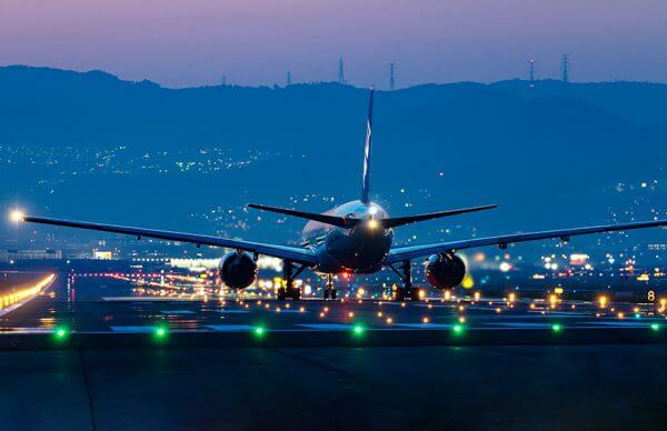 LAX airport Airplane landing