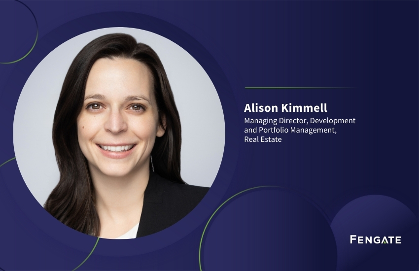 Alison Kimmell has joined the firm as Managing Director, Development and Portfolio Management, Real Estate